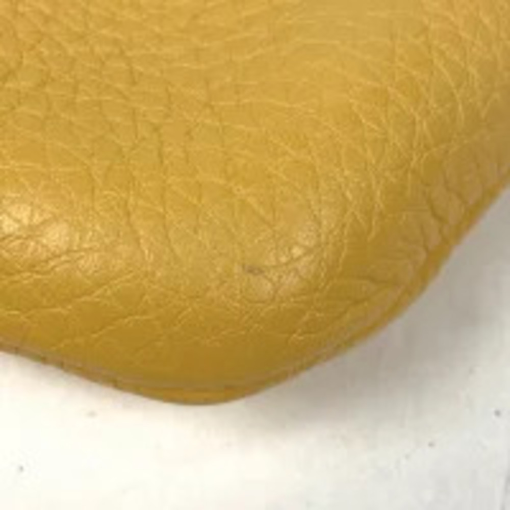 Prada shoulder leather bag yellow chain Hobo